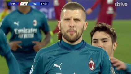 Ante Rebic Goal - Roma vs Milan 1-2 28/02/2021