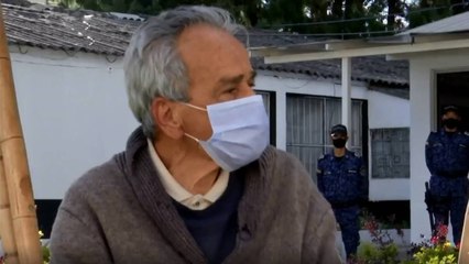 Él es Luis Alberto Posada, el primer recluso en recibir la vacuna covid en Colombia