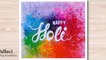 Holi special poster painting _ Happy holi painting with poster colour __ Pallavi Drawing Academy