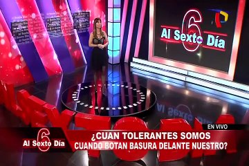 ¿Cómo reaccionamos cuando alguien arroja basura en la calle?