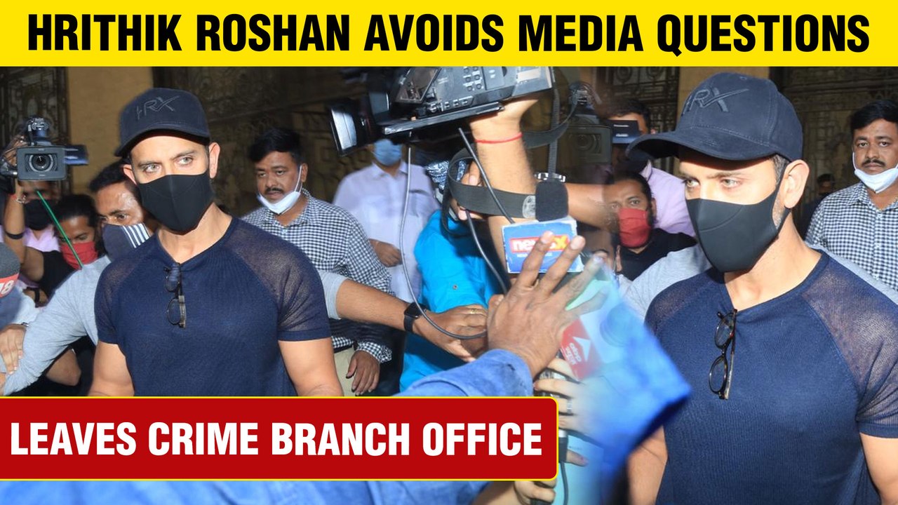 Hrithik Roshan AVOIDS Talking To Media After Recording Statement In Kangana Fake Email Id Case