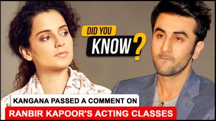 Did You Know? Ranbir Kapoor Used To Kiss Girls To Learn Acting ? Kangana Ranaut Responds