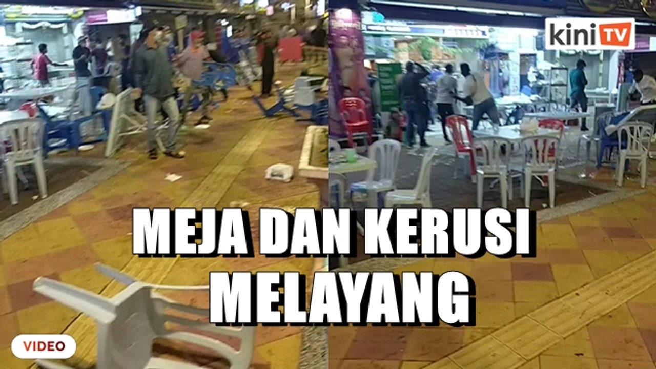Kecewa tak dapat makan, meja dan kerusi melayang di Brickfields