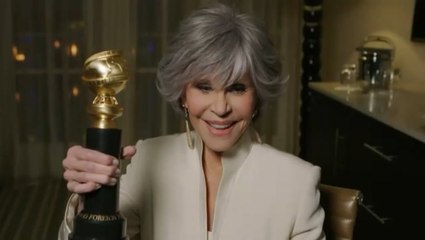 Jane Fonda - Cecil B. DeMille Award Recipient - 2021 Golden Globes Backstage Interview