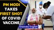 PM Modi takes first vaccine in the second phase, which vaccine did he take? | Oneindia News