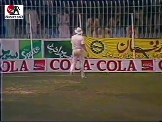 Waseem Raja 112 off 210 Balls 300 Mins 14 Fours 2 Sixes  vs England 2nd Test, Faisalabad, Mar 12 - 16 1984. Raja 4th and Last Test Hundred.