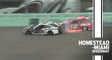 Almirola and Blaney make contact; both tag the wall