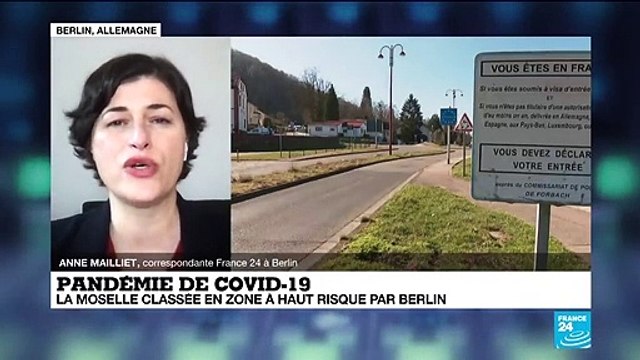 Coronavirus - L'Allemagne a classé la Moselle en zone à haut risque nécessitant un test négatif de moins de 48 heures pour chaque passage frontalier, sans aucune exception