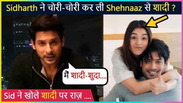 Sidharth Shukla Reacts To His Wedding Rumours With Shehnaaz Gill