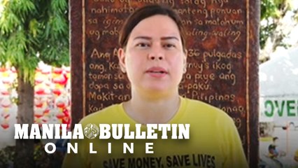 Sara Duterte addresses supporters on call to run for 2022 Presidency