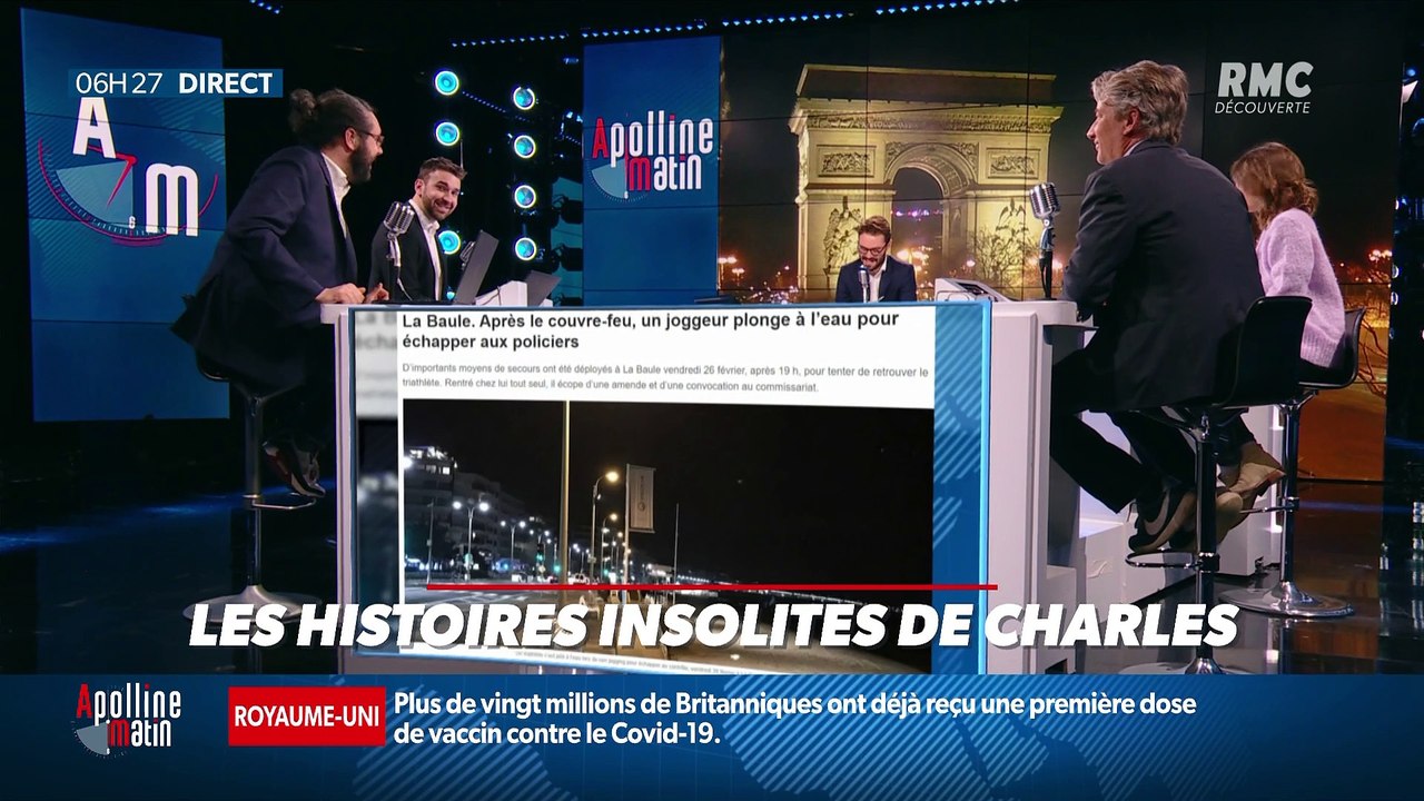 « Les 3 histoires de Charles Magnien » : Un joggeur qui plonge à l'eau pour échapper aux policiers, un homme ivre au volant de son tracteur, le plus beau chien du monde - 01/03