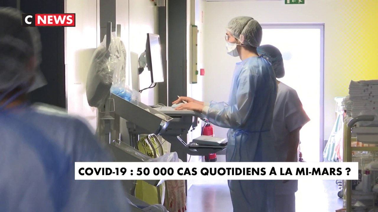 Covid-19 : des projections de 50 000 cas quotidiens à la mi-mars