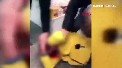 Saldırırken saldırıya uğradı! Akılalmaz olay anbean kamerada