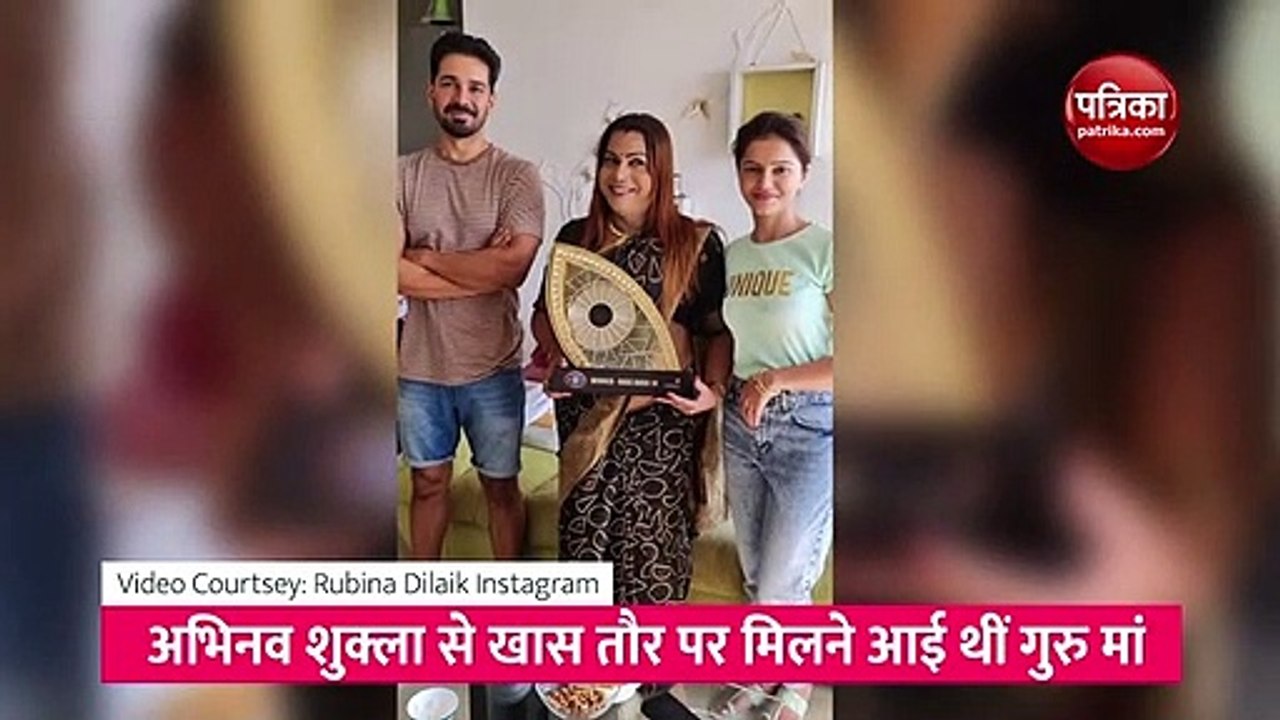 Rubina Dilaik receives blessings from Guru ma of kinnar samaj