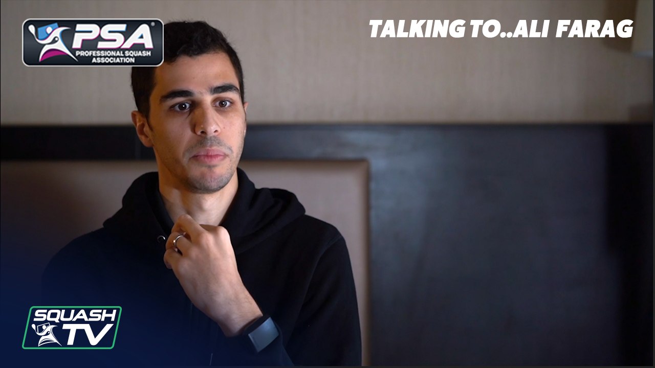 "I didn't start off the year on the right foot" Talking to...Ali Farag