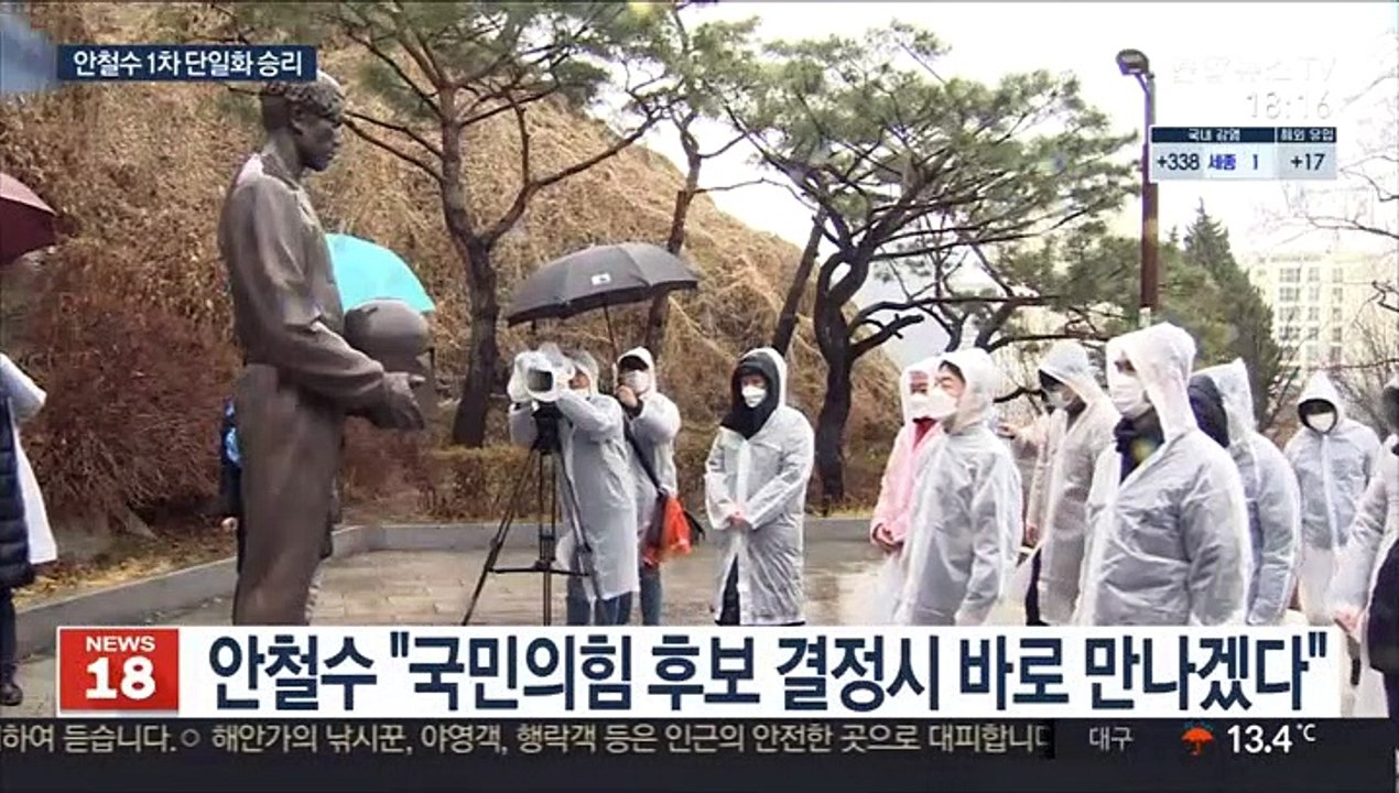 안철수, 제3지대 후보로…국민의힘과 단일화 수싸움