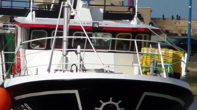 Port en Bessin Huppain retour de pêche