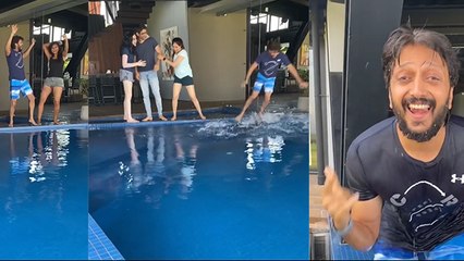 ये Bollywood Actor Wife के साथ कर रहे थे Pool Dance तभी हुआ ये हादसा; FUNNY VIDEO VIRAL | Boldsky