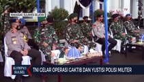 TNI AL Gelar Operasi Gaktib Dan Yustisi Polisi Militer