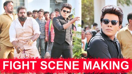 Legend Saravanan Movie FIGHT SCENE MAKING | Prabhu, Robo Shankar