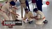 Chandrababu Naidu detained at Tirupati airport, sits in protest