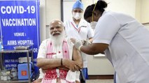 Amid Opposition critics, PM Modi takes COVAXIN vaccine shot