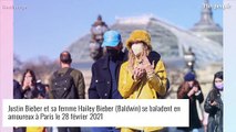 Justin Bieber et Hailey Baldwin : les jeunes mariés se baladent incognito à Paris