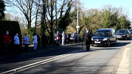 Friends and family line streets to pay last respects to Margaret Walmsley