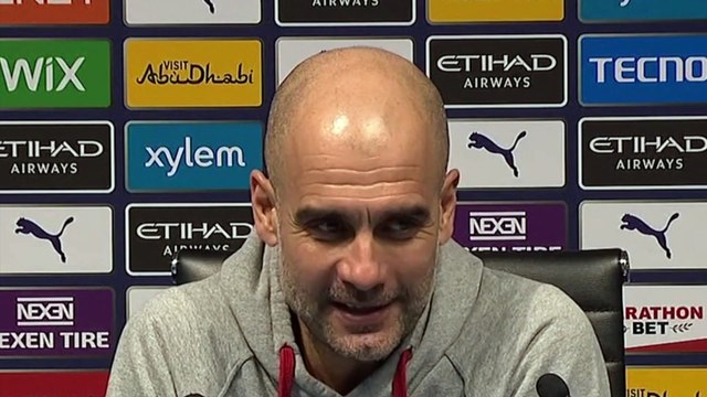 Football - Premier League - Pep Guardiola press conference after Manchester City 2-1 West Ham