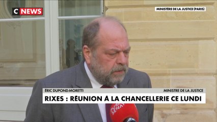 Éric Dupond-Moretti après une réunion inter-ministériel sur le phénomène de bande : «Il y a une augmentation au niveau national de ce phénomène mais une forte diminution en région parisienne »