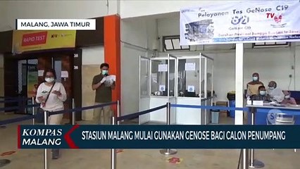 Stasiun Malang Mulai Gunakan GeNose Bagi Calon Penumpang