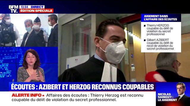 Affaire des écoutes: Gilbert Azibert reconnu coupable du délit de recel de violation du secret professionnel