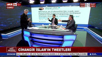 Canlı yayında sinirlerine hakim olamayan Cihangir İslam stüdyoyu terk etti