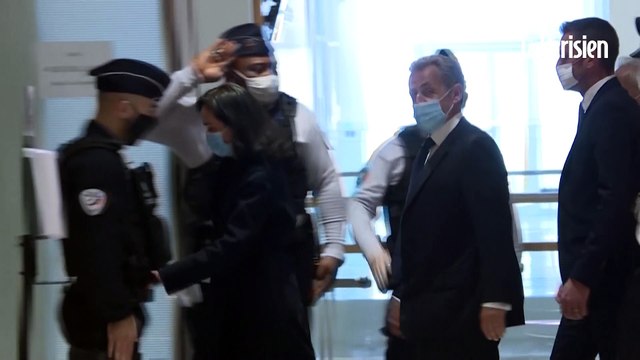 Affaire des écoutes : Nicolas Sarkozy arrive au tribunal pour connaître le jugement