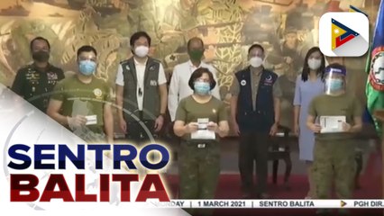 600 doses ng CoronaVac, ibinigay sa DND sa V. Luna Medical Center