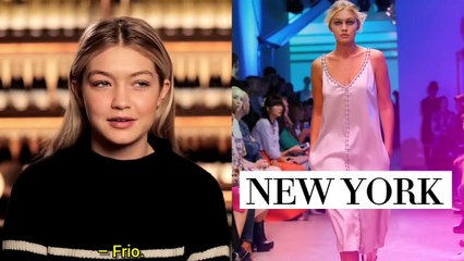Binx Walton e Gigi Hadid associando as poses para a Teen Vogue [LEGENDADO PT/BR]