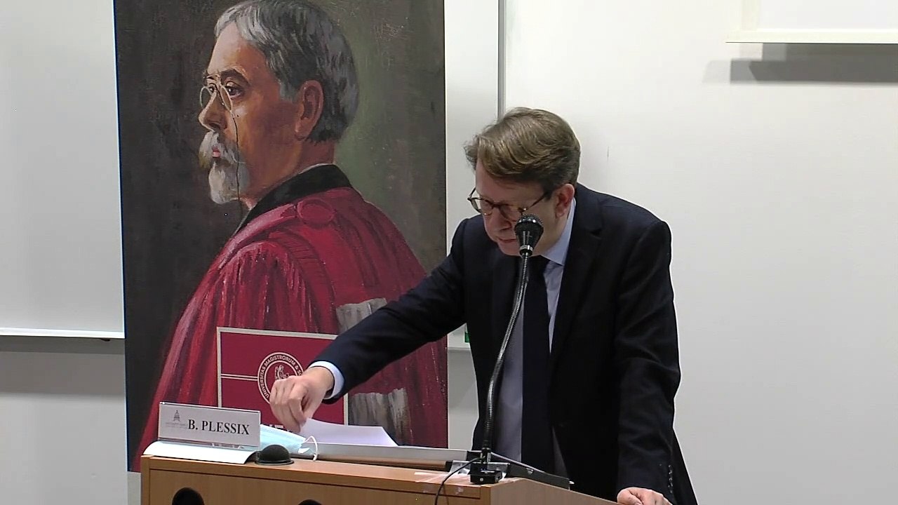 "La gestion privée : les SPIC avant Eloka", Benoît PLESSIX, Professeur, Université Paris II, Panthéon-Assas _IMH_22-01-21_100ansELOKA_03