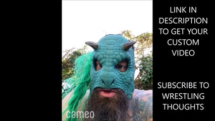 AEW Luchasaurus Cameo Messages To His Fans