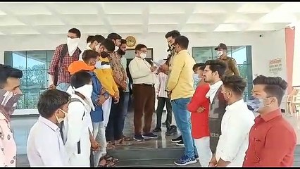 ABVP ने 53 वें प्रान्त अधिवेशन में पारित प्रस्तावों के सम्बन्ध में मुख्यमंत्री के नाम एक ज्ञापन सौंपा