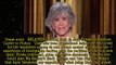 Jane Fonda Highlights I May Destroy You and Calls for More Diversity During Golden Globes Speech