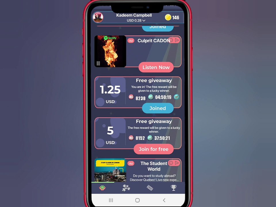 Earnings App with Payment Proof