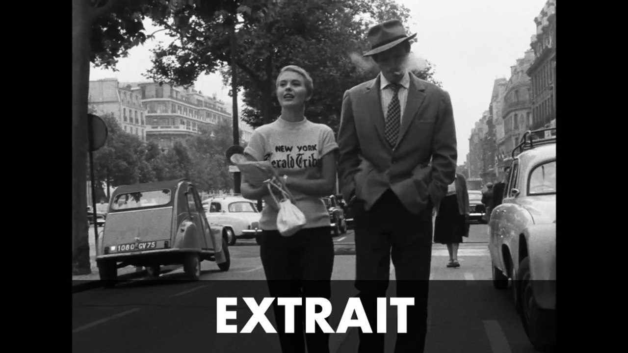 A BOUT DE SOUFFLE – Extrait #2 "New-York Herald Tribune..."  – Jean Seberg / Jean-Paul Belmondo