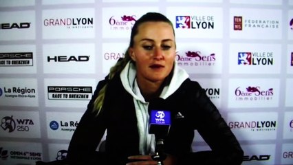 WTA - Lyon 2021 - Kristina Mladenovic est de retour en France : "Ça fait du bien d'être chez soi même si le tournoi est à huis clos"