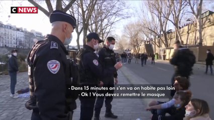 À Paris, renforcement des contrôles du respect du couvre-feu malgré le beau temps