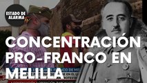 Concentración pro-Franco en Melilla