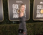 Margot Robbie's Golden Globes Dress Had a Surprise Slit