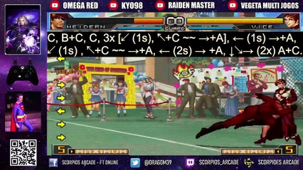 KOF 2002 UM - Heidern super combo (tutorial)