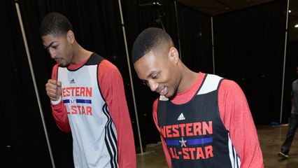 Damian Lillard and Anthony Davis All-Star access moments from 2014