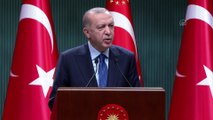 ANKARA - Cumhurbaşkanı Erdoğan: 'Siyaset kurumunun en önemli sorumluluklarından birinin Türkiye'yi ayağına vurulan darbe anayasası prangasından kurtarmak olduğuna inanıyoruz'