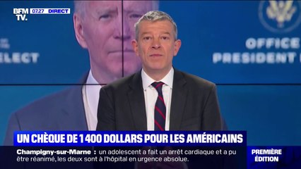 Download Video: Le plan de relance de Joe Biden promet un chèque de 1400 dollars pour les Américains